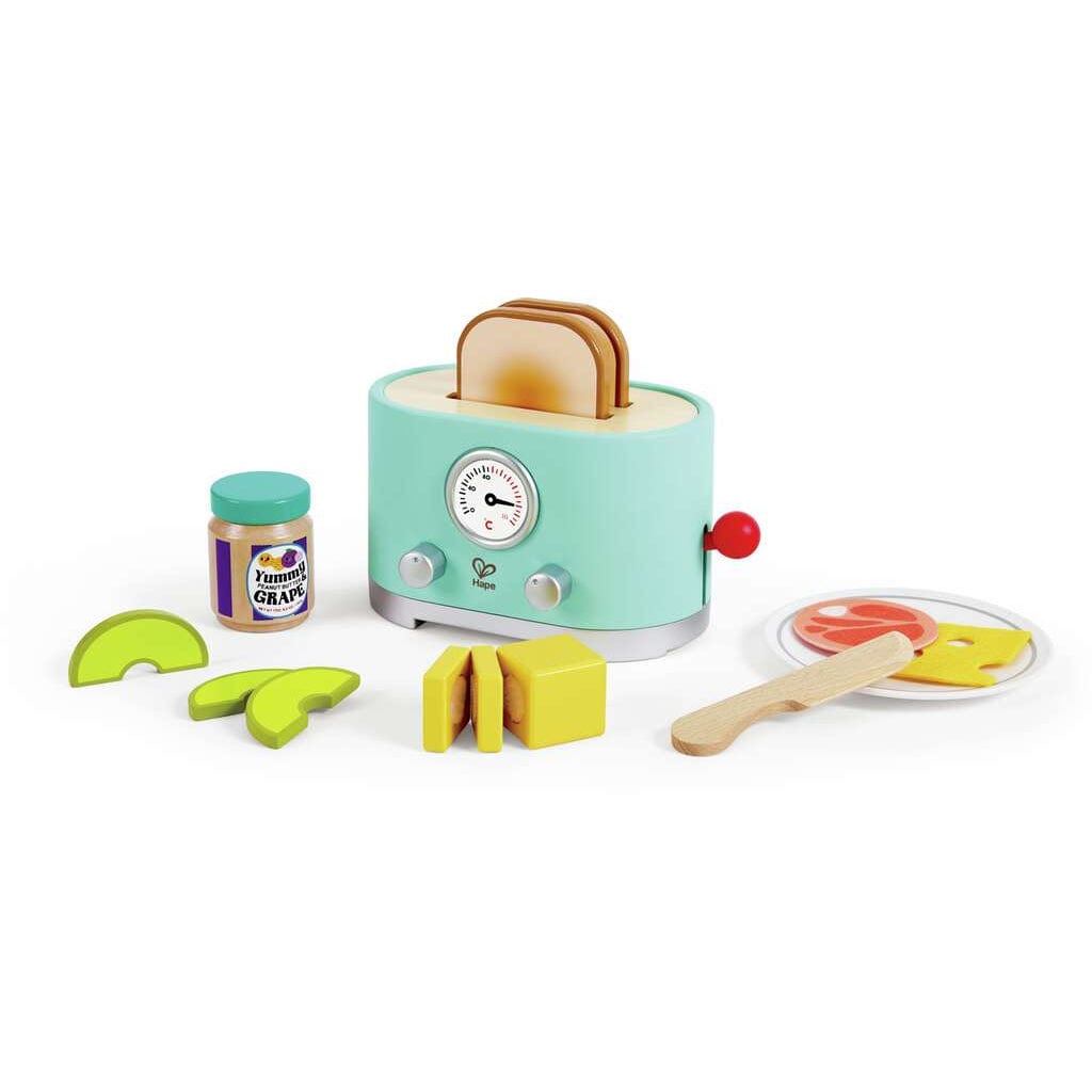 Hape Juegos de roles Tostadora de madera Ding & Pop-up - Hape E3215