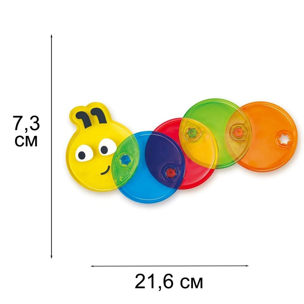 Hape Juguetes de actividades para bebés Juego oruga de colores - Hape E1004