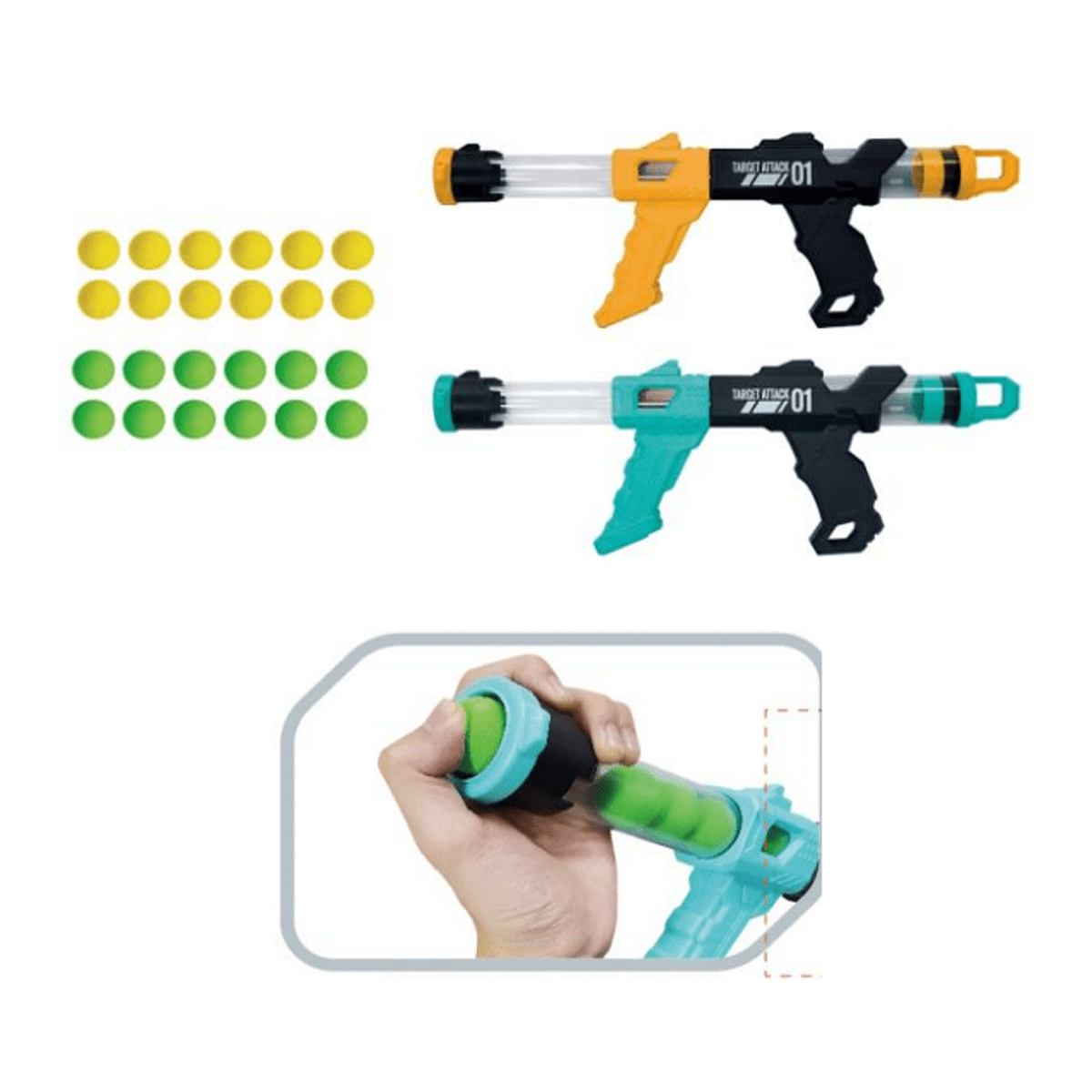 HOSTFULL Juegos de Exterior Juego Fire Blasters - Hostfull 22971