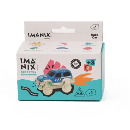 imanix Juegos Magnéticos Auto Rojo para pista - Imanix IMA-ASWC1R