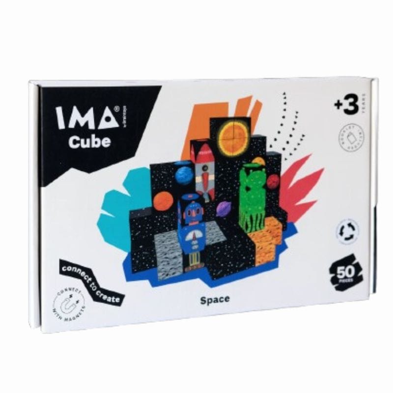 Imanix Juegos Magnéticos Imacube Space 50 piezas - Imanix IMA-CUSP50