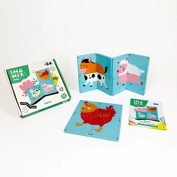 Imanix Juegos Magnéticos Imanix Baby Farm 12 piezas - Imanix ima-bb016