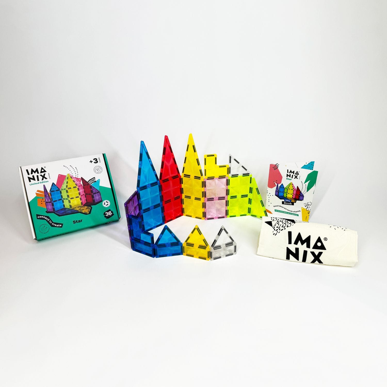 Imanix Juegos Magnéticos Imanix Star 36 piezas IMA-S36