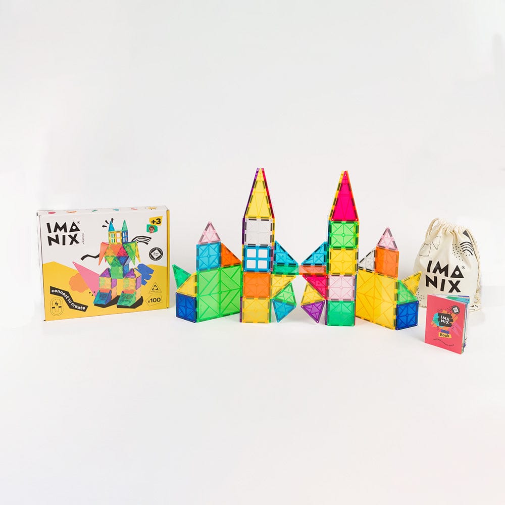 Imanix Juegos Magnéticos Juego de construcción IMANIX - 100 piezas
