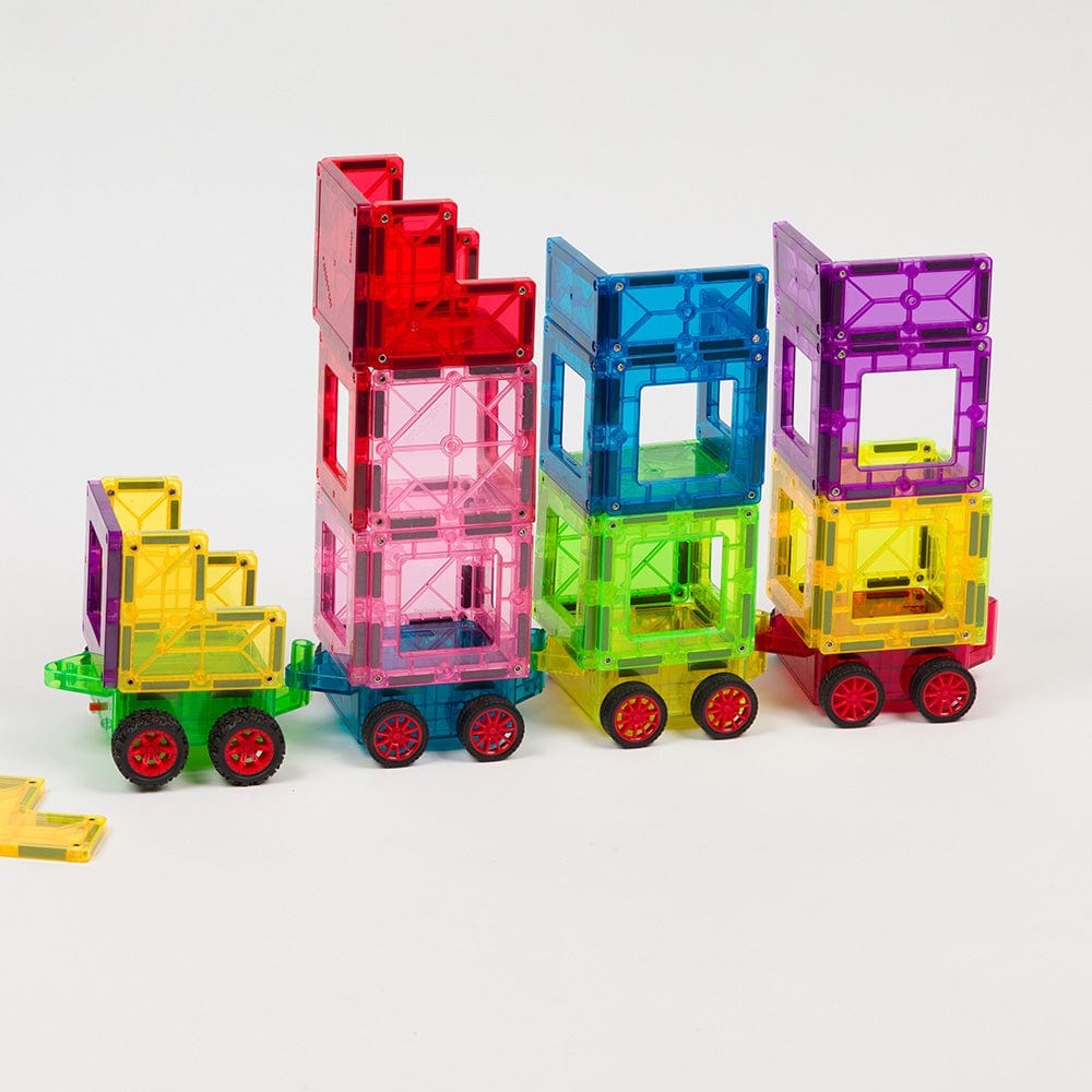 Imanix Juegos Magnéticos Set Imanix Trenes 38 piezas Electronics Cars IMA-TR38