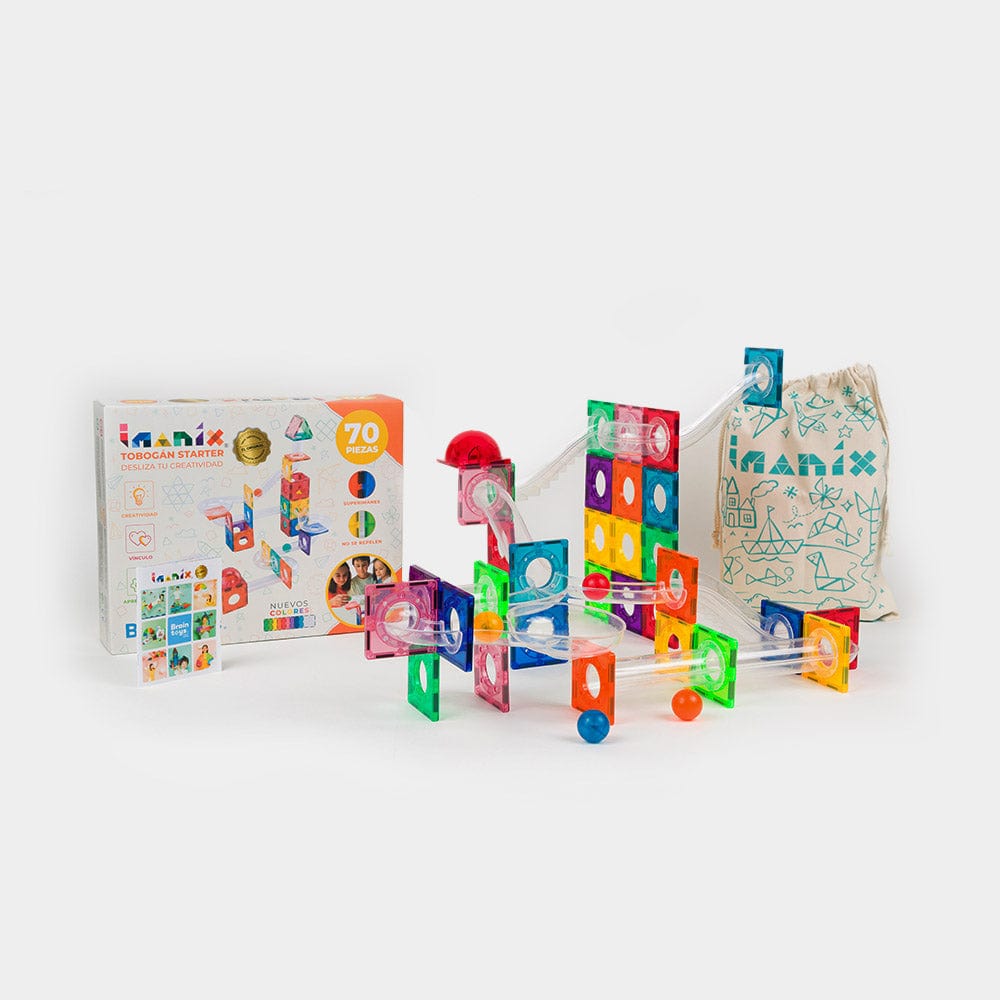 Imanix Juegos Magnéticos Set Tobogan 70 piezas - IMANIX IMA-TOBO70N