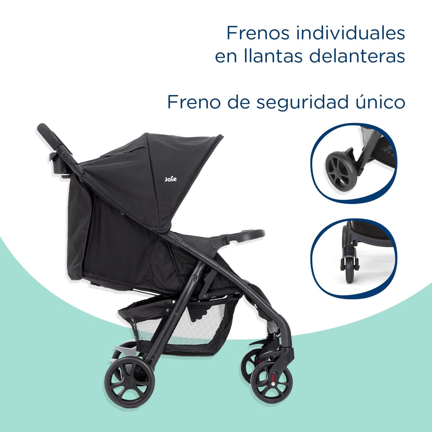 Joie Coches Coche de Paseo Muze Lx Coal - Joie JO420T1035GD