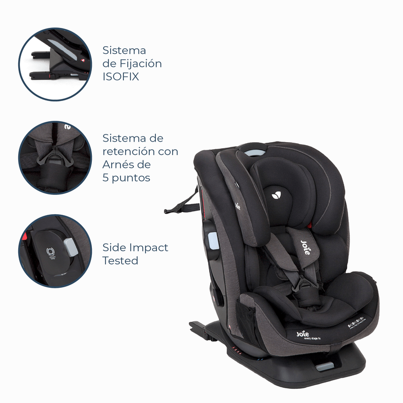 Joie Silla de auto convertible Silla de auto convertible every stage FX coal - Joie JO420C1602N