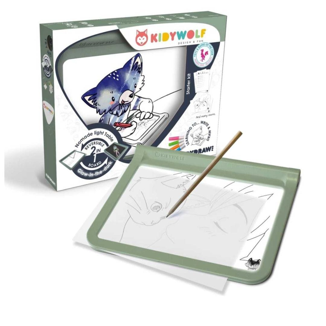 Kidywolf Arte / Manualidades Mesa de dibujo portátil Kidydraw-Pro KIDYDRAW-PRO