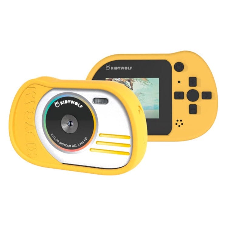 Kidywolf Camara de foto Cámara de Foto Impermeable Amarilla KIDYCAM-OR