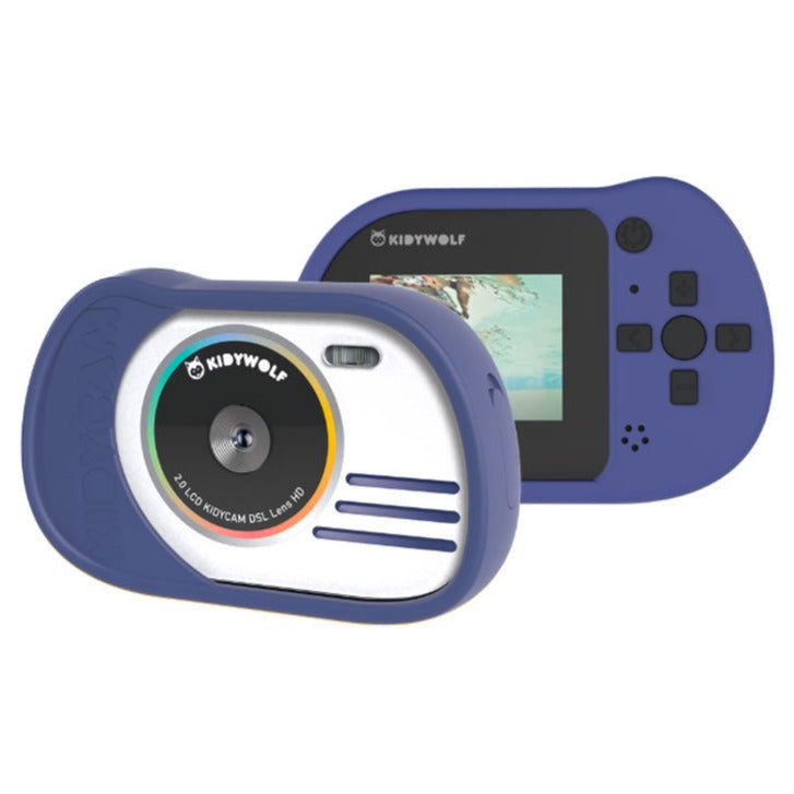 Kidywolf Camara de foto Cámara de Foto Impermeable Azul KIDYCAM-BU