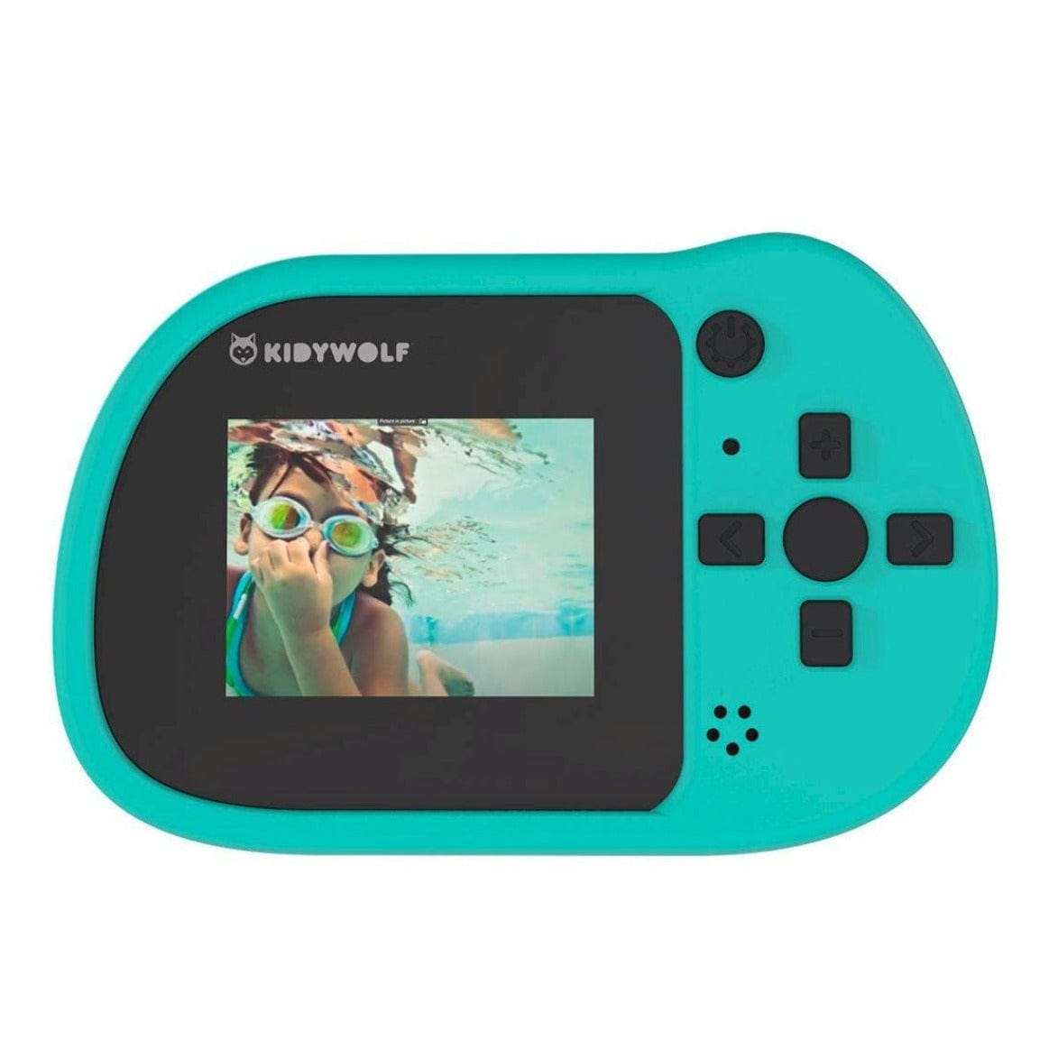 Kidywolf Camara de foto Cámara de Foto Impermeable Turquesa KIDYCAM-CY
