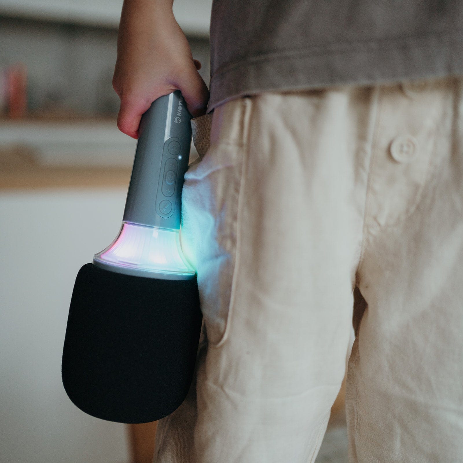 Kidywolf Instrumentos musicales Micrófono azul KIDYMIC-BU