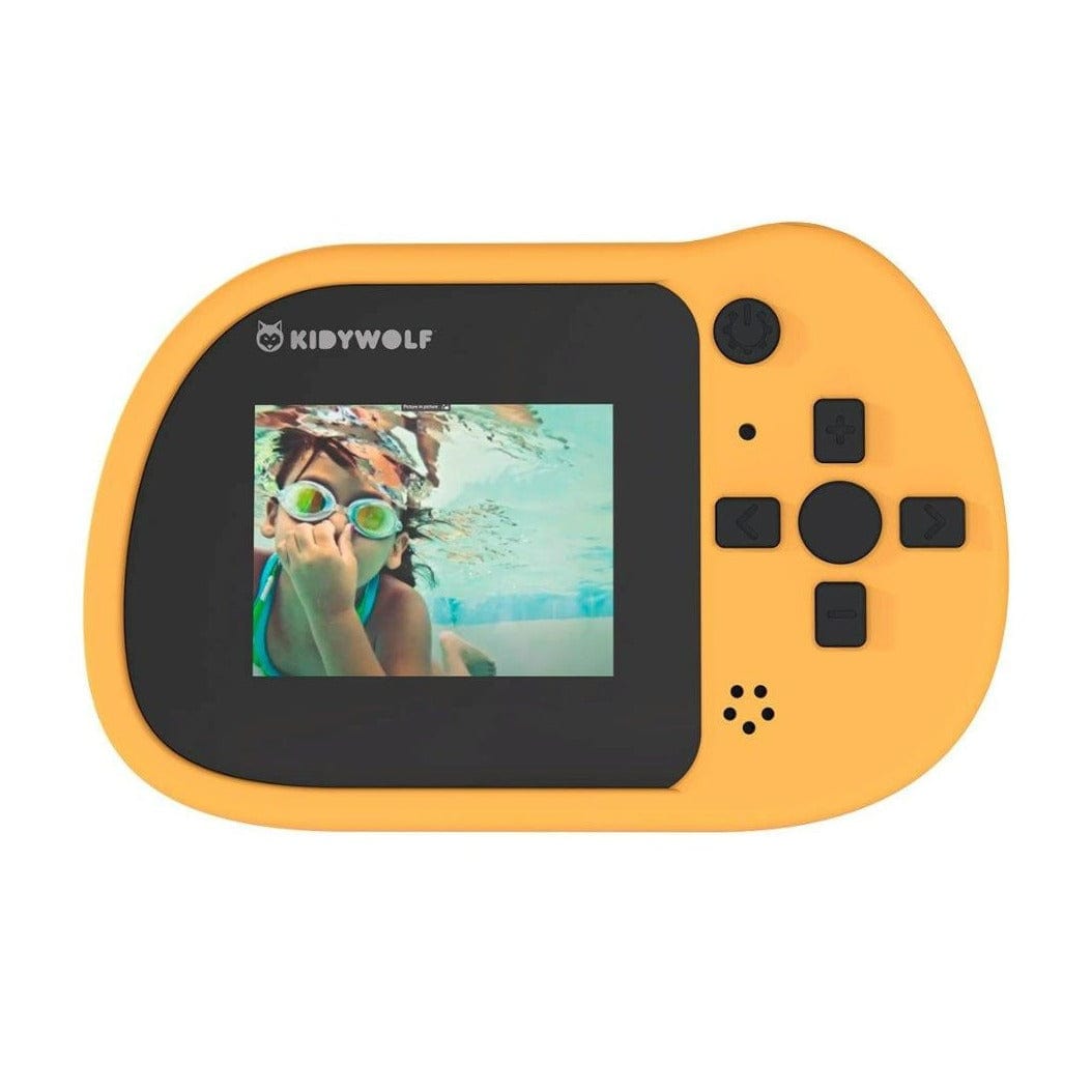 Kidywolf Juegos de roles Cámara de Acción Impermeable Amarilla KIDYCAM-OR