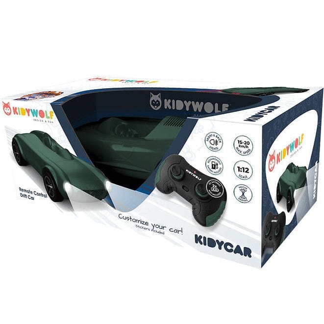 Kidywolf Transportes Auto a Control Remoto Verde KIDYCAR-RD