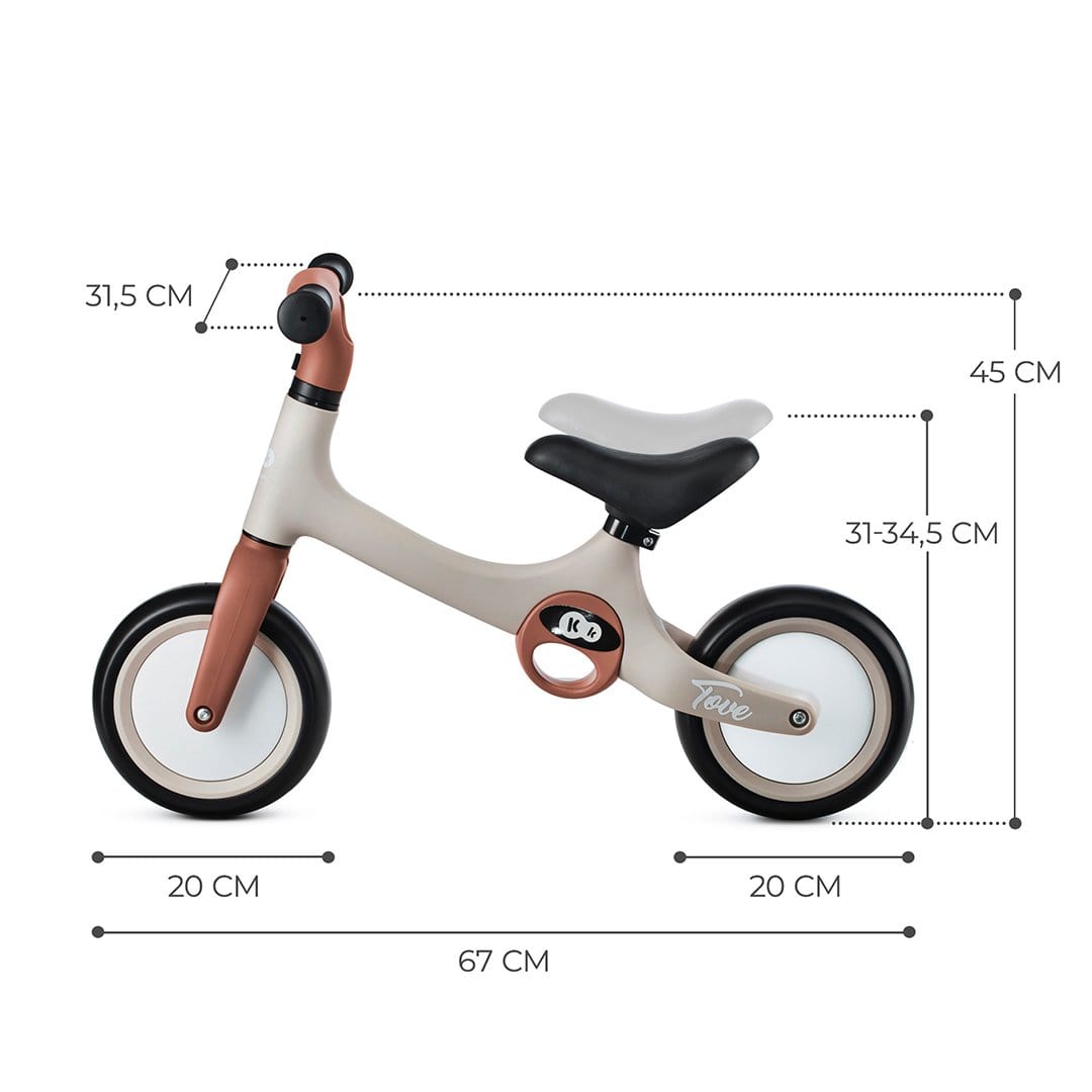 KINDERKRAFT Bicis Bicicleta Balance TOVE Beige KRTOVEBEG