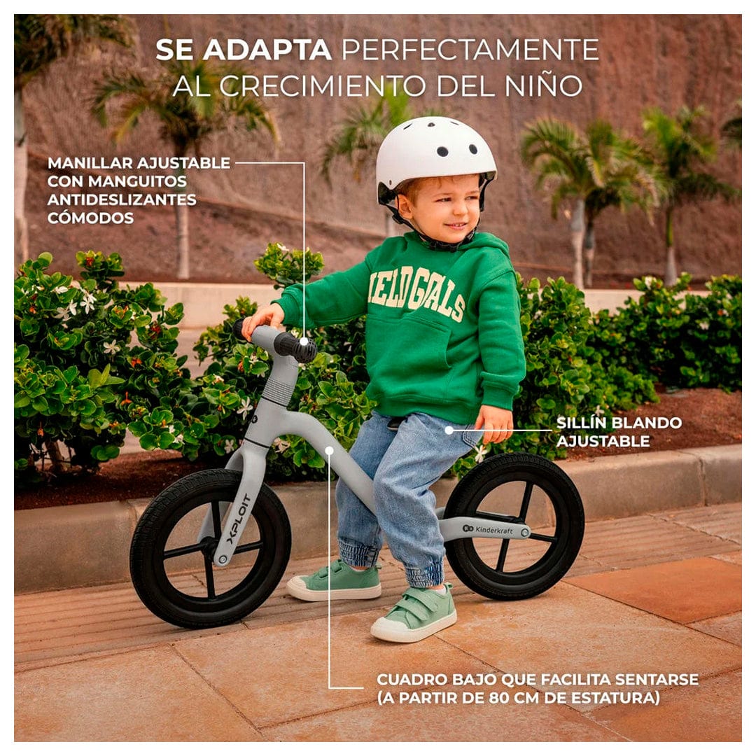 Kinderkraft Bicis Bicicleta de balance Xploit turquesa - Kinderkraft KRXPLOITTUR