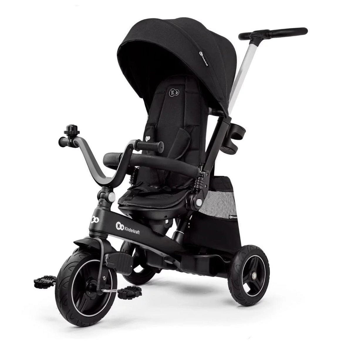 KINDERKRAFT Coche Triciclo EASYTWIST Black - Kinderkraft KREASYBLK