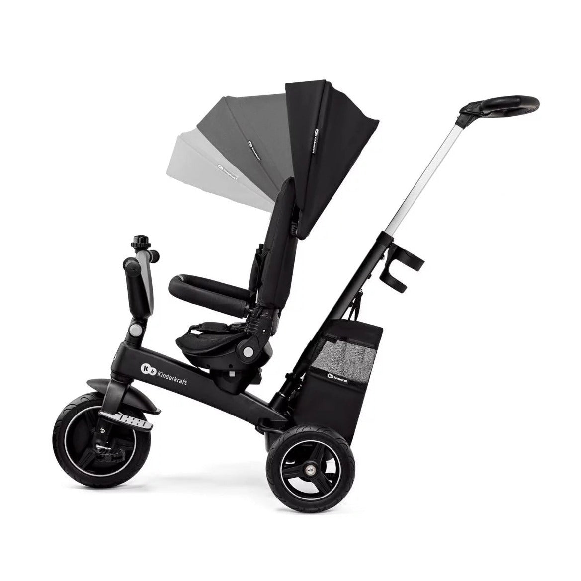 KINDERKRAFT Coche Triciclo EASYTWIST Black - Kinderkraft KREASYBLK