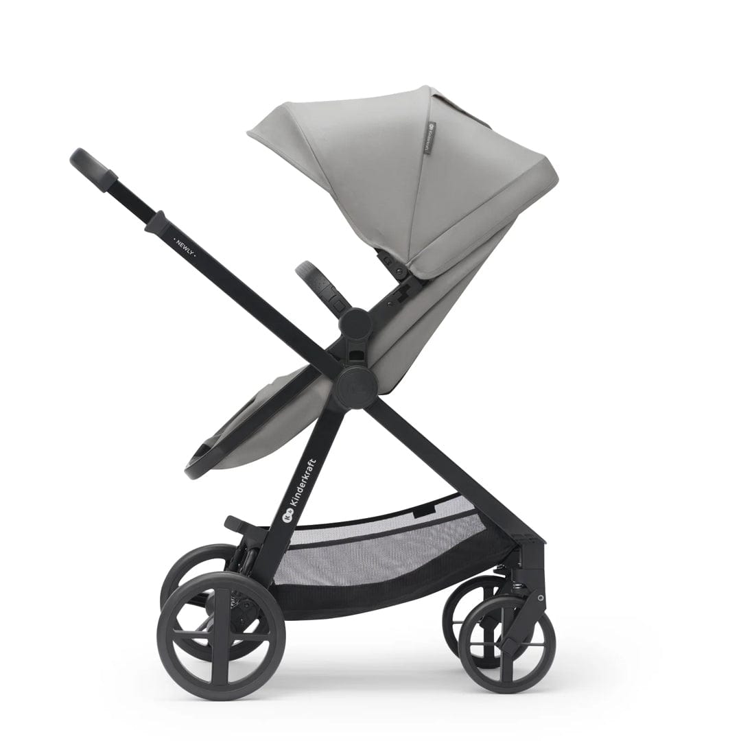 Kinderkraft Coches Travel System Travel system coche de paseo newly moonlight grey 3 en 1 + silla de auto mink FX + base KK71027541499560