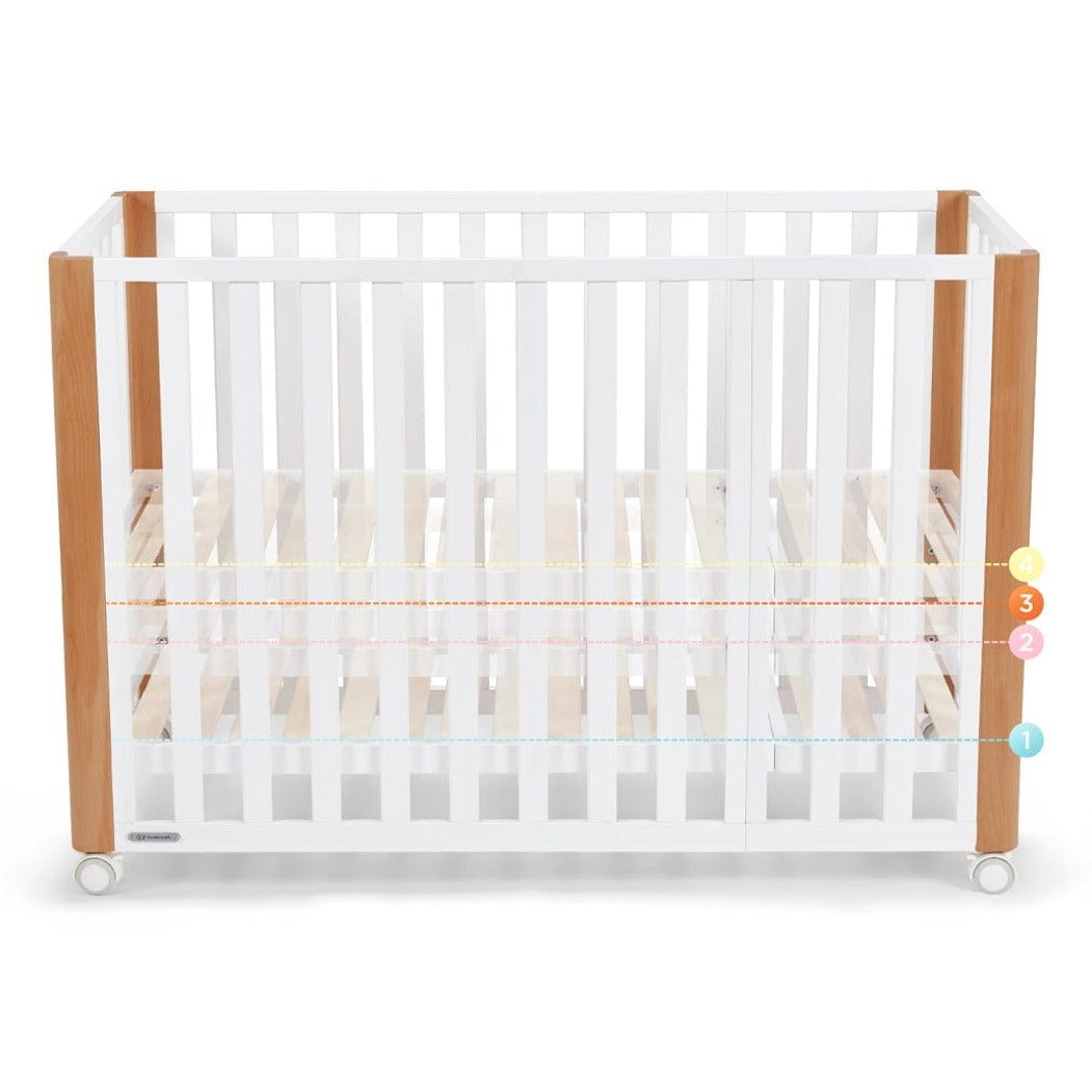 KINDERKRAFT cunas Cuna de Madera Koya 4 en 1 KFKOYAWHT
