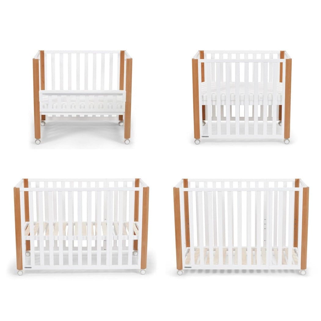 KINDERKRAFT cunas Cuna de Madera Koya 4 en 1 KFKOYAWHT