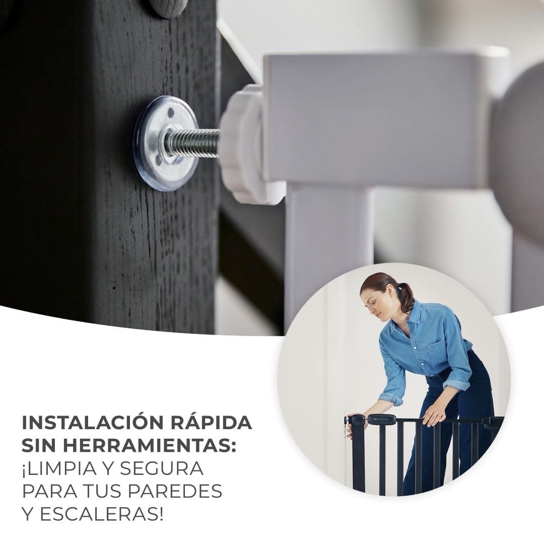 Kinderkraft Otros accesorios de seguridad Puerta de Seguridad Lock & Go White - Kinderkraft KALOGO00WHT