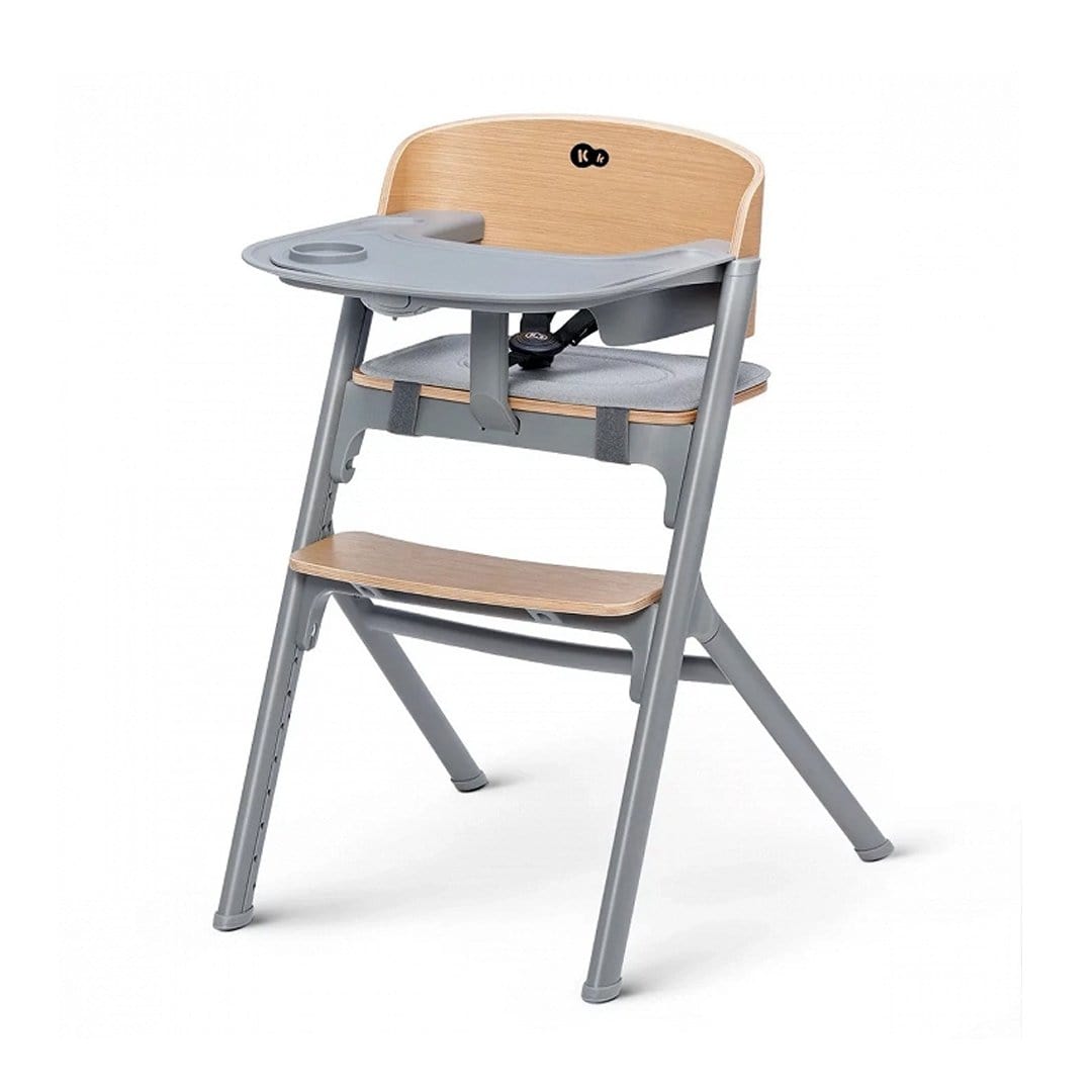 Kinderkraft Sillas de comer Pack Silla Livy Wood con Silla Nido Mecedora Calmee - Kinderkraft packlivycalmee