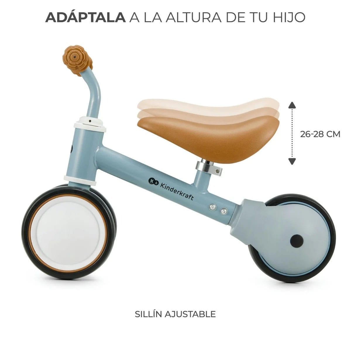 KINDERKRAFT Triciclos Triciclo Balance cutie ligth celeste KRCUTIBLU