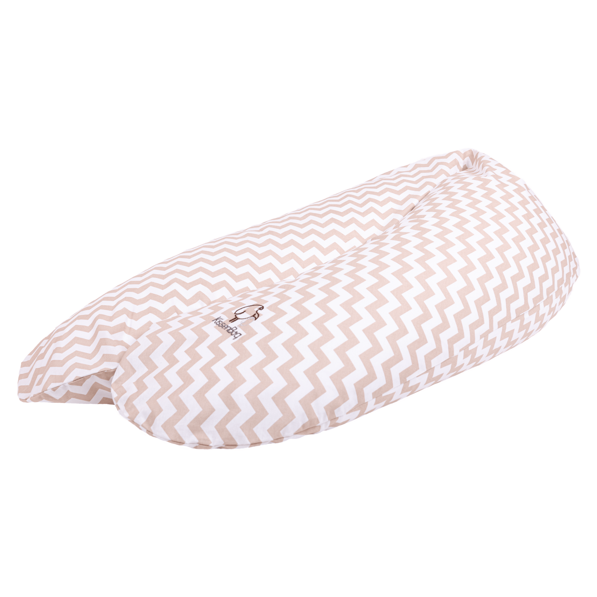 KISSENBAG Cojin de Lactancia Cojín multifuncional zigzag Beige - Kissenbag KISSENZIGZAGBEIGE