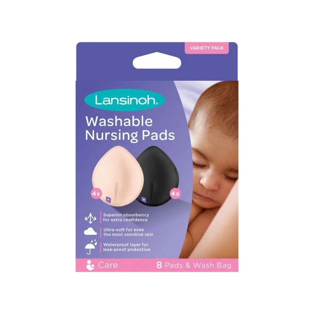 Lansinoh Lactancia Materna Absorbente de Leche Lavable 8 uds Colores - Lansinoh 20388