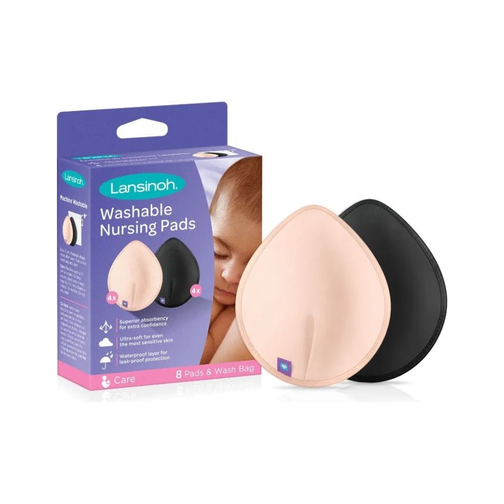 Lansinoh Lactancia Materna Absorbente de Leche Lavable 8 uds Colores - Lansinoh 20388