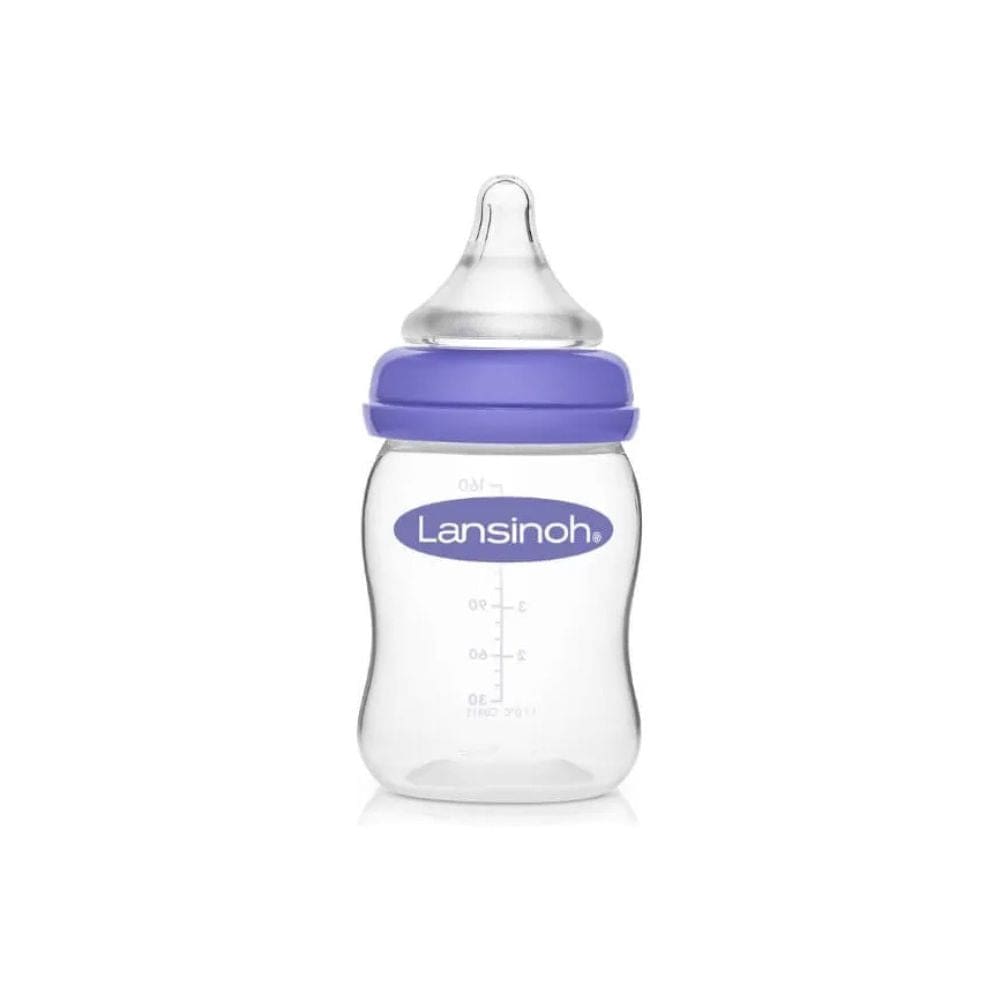 Lansinoh Mamadera Mamadera Natural wave Flujo lento 160 ml Lila - Lansinoh 71053