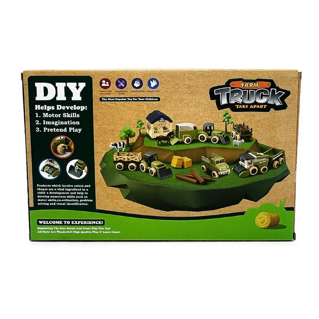 limei toys Auto Set Camiones de Granja 11 Piezas – Limei Toys Z24741