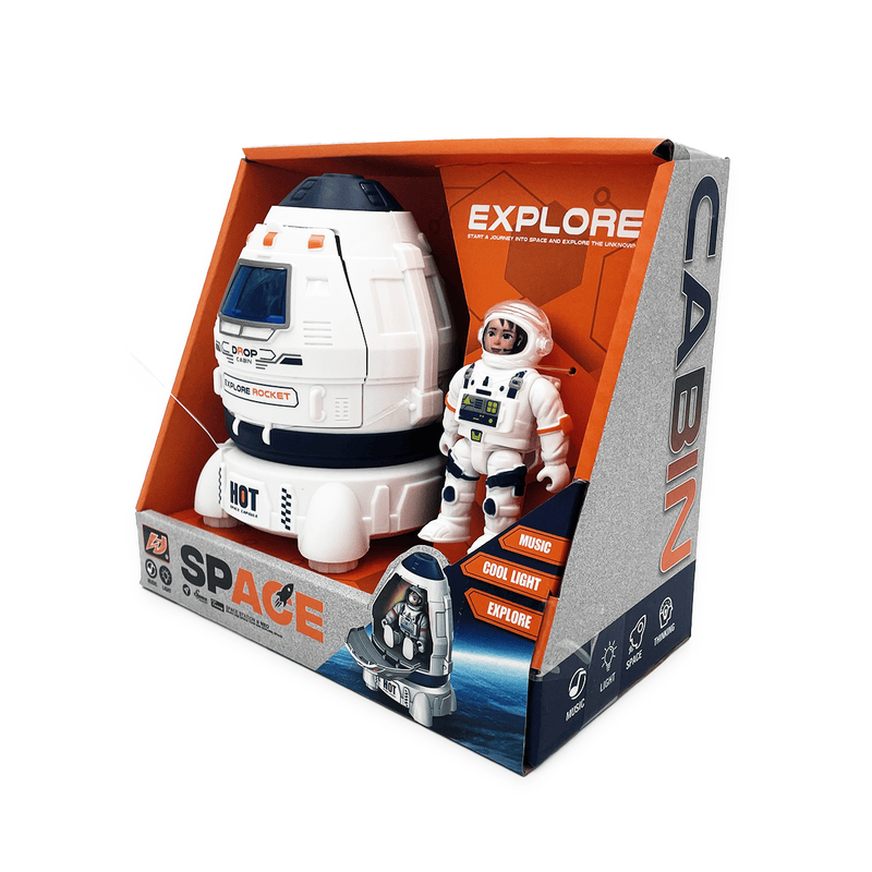 limei toys juguete espacial Cabina Espacial con Luces y Sonidos Magnetics- Limei Toys J05485