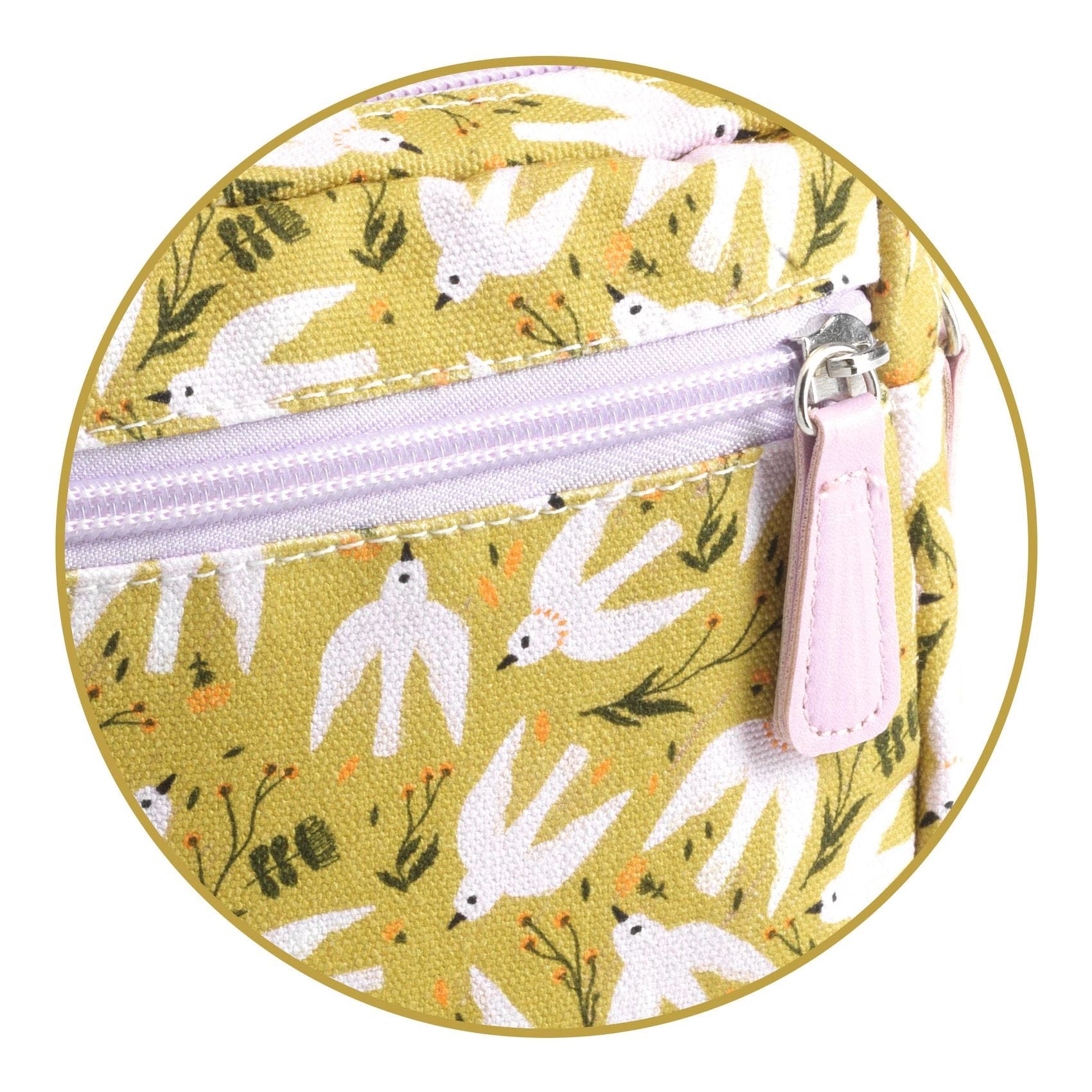 Little Big Room Accesorios Banano con diseño de pájaros DD00332