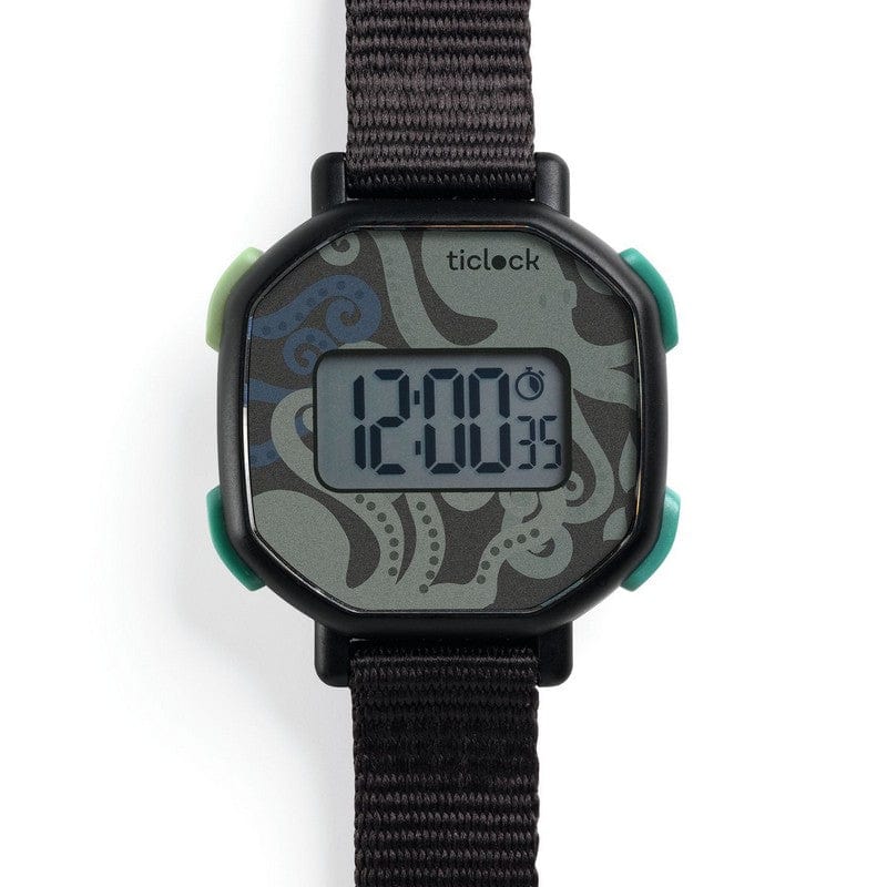 Little Big Room Accesorios bebé Reloj Digital Pulpo Negro DD00454