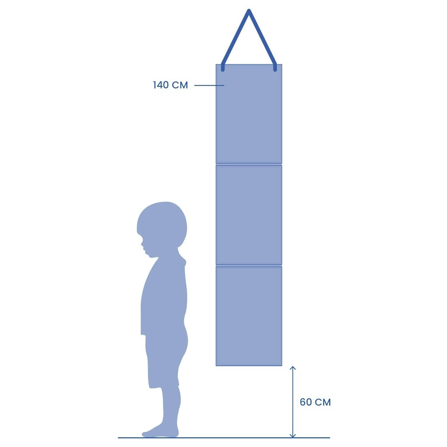 Little Big Room Decoración Medidor de Altura Mundo Acuático DD04050