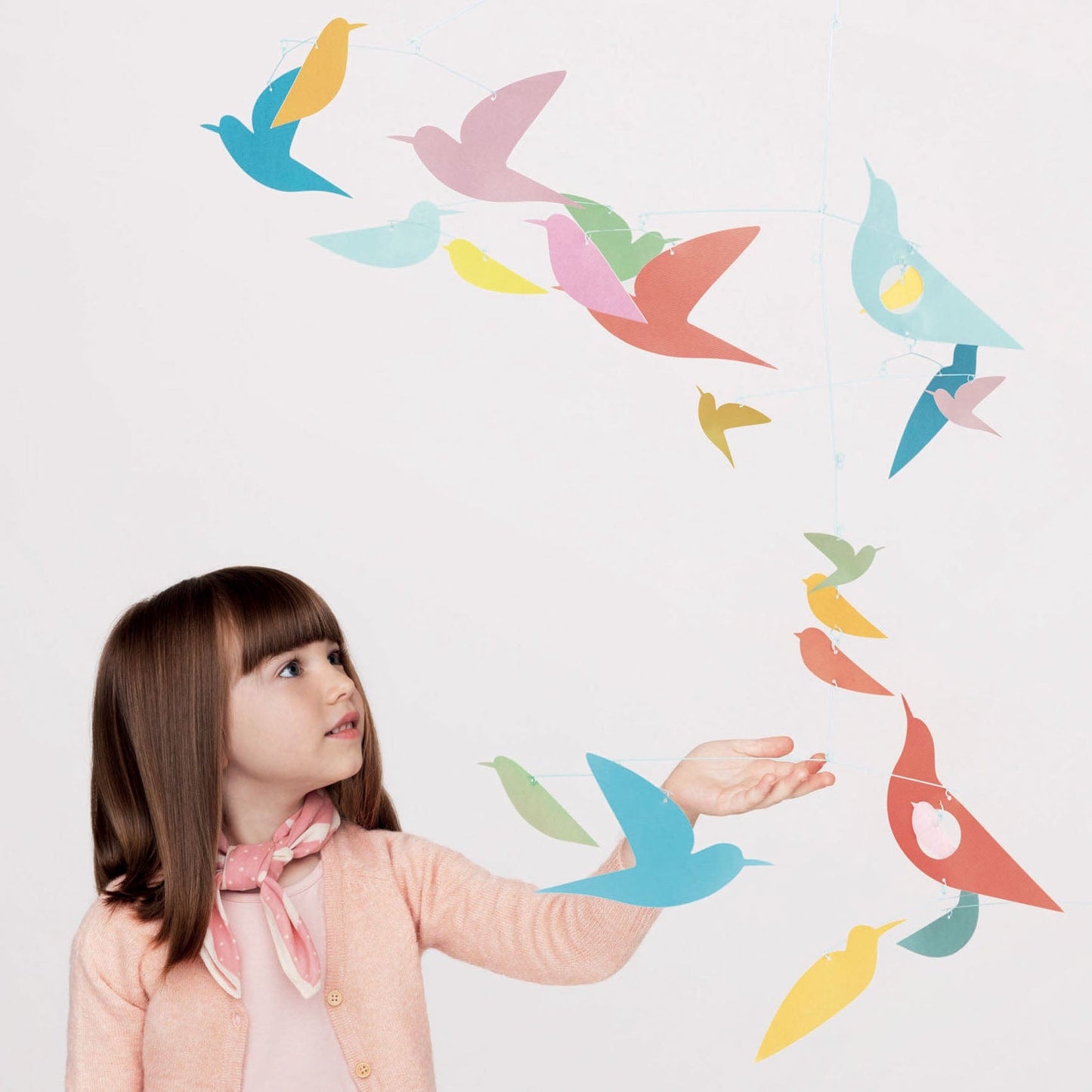 Little Big Room Móviles Móvil pájaros multicolor DD04375