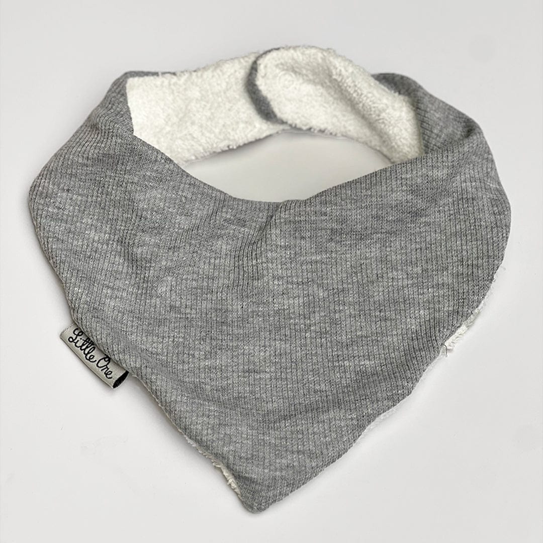 Little One Accesorios bebé Babero Bandana Gris