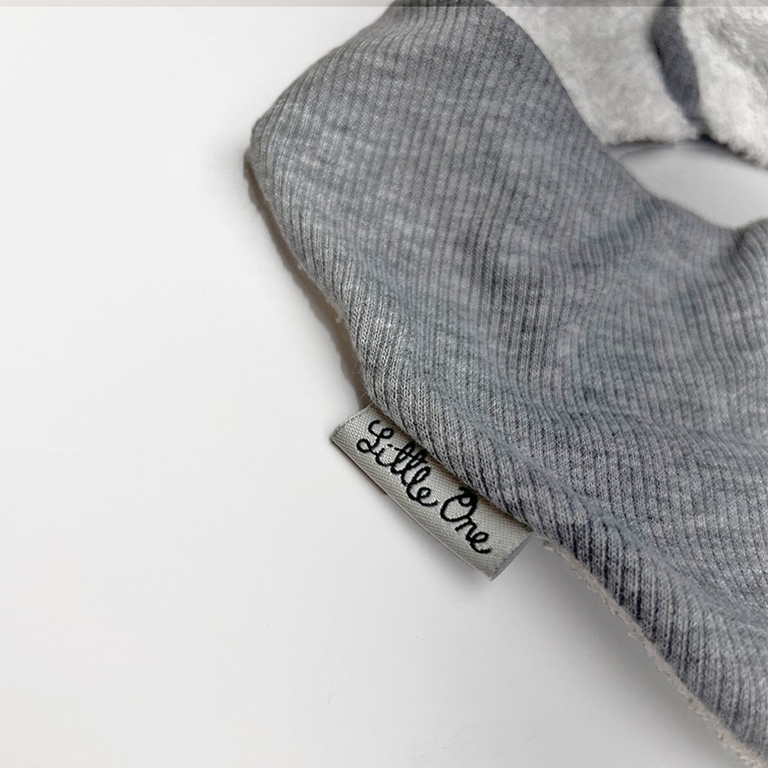 Little One Accesorios bebé Babero Bandana Gris