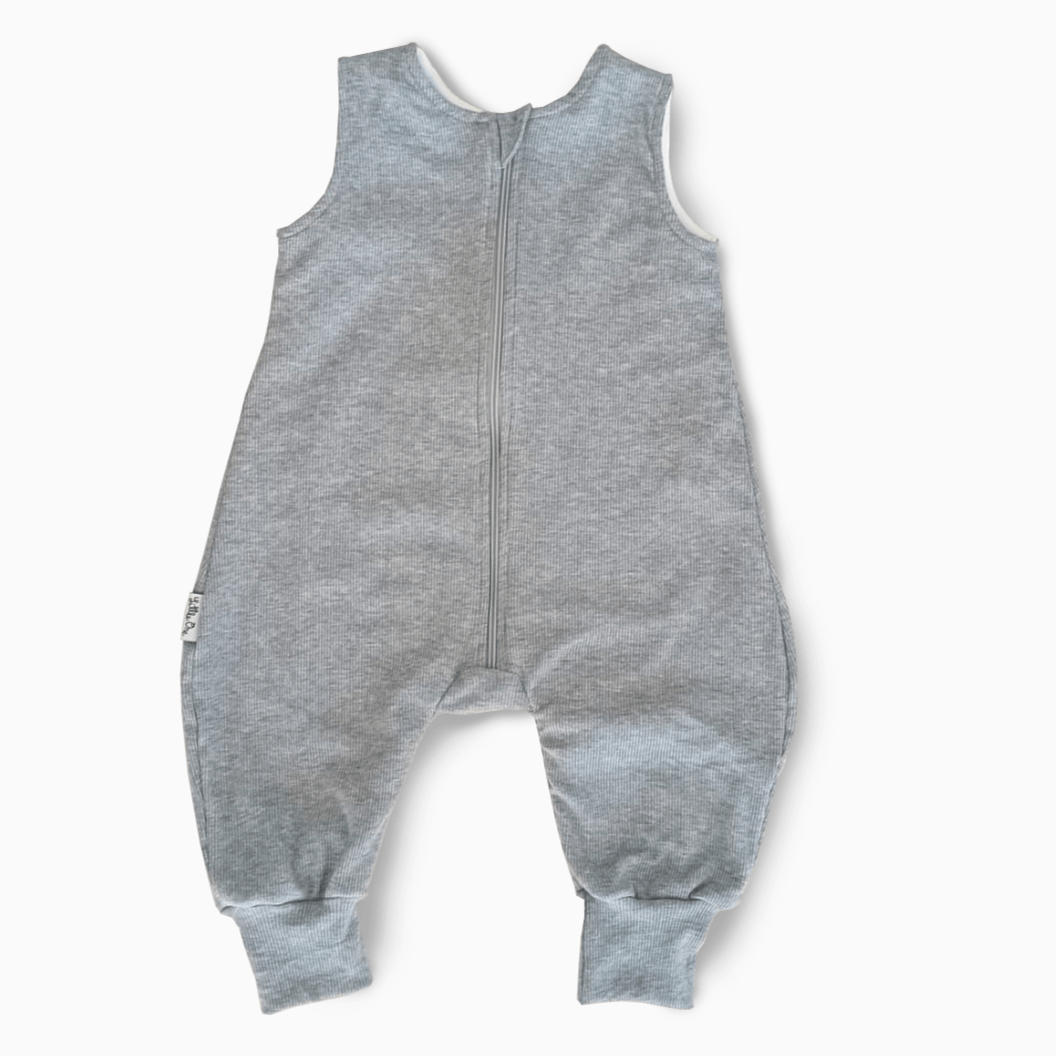 Little One Sacos de Dormir Saquito de dormir con patitas Gris Talla 4 TOG 2
