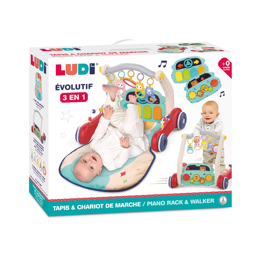 Ludi Alfombra de juego Alfombra de juegos Piano y Correpasillos - Ludi 20021