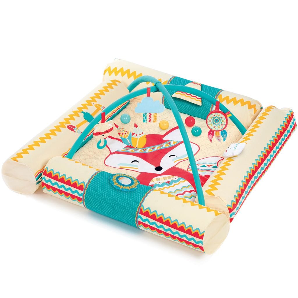 LUDI Destreza y Habilidades Alfombra de juego y gimnasio inflable LU20012