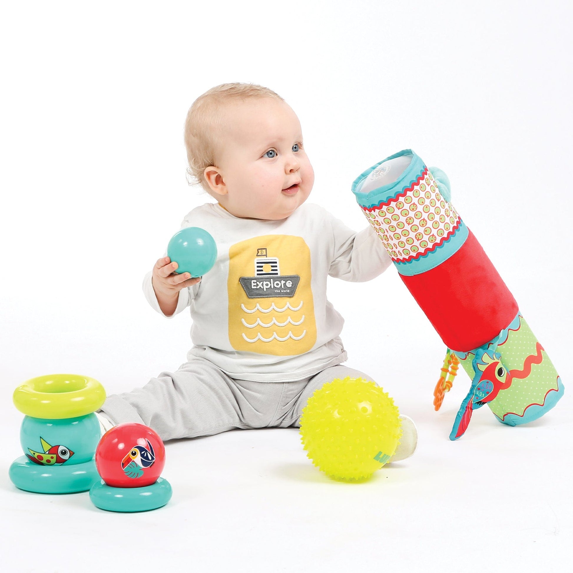 LUDI Destreza y Habilidades Cofre de Juguetes sensoriales LU30002