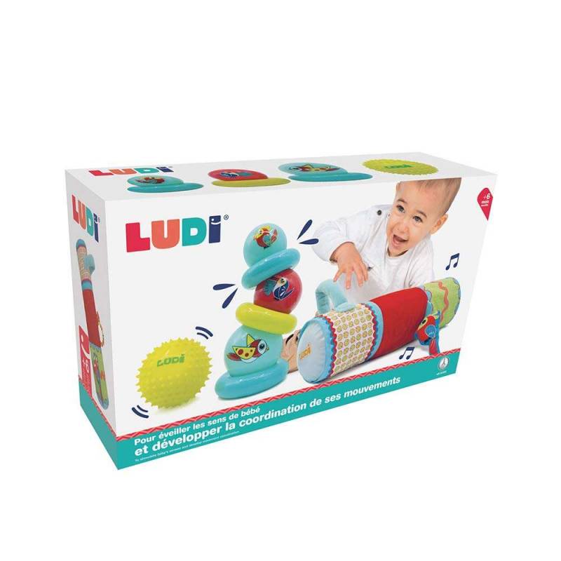 LUDI Destreza y Habilidades Cofre de Juguetes sensoriales LU30002
