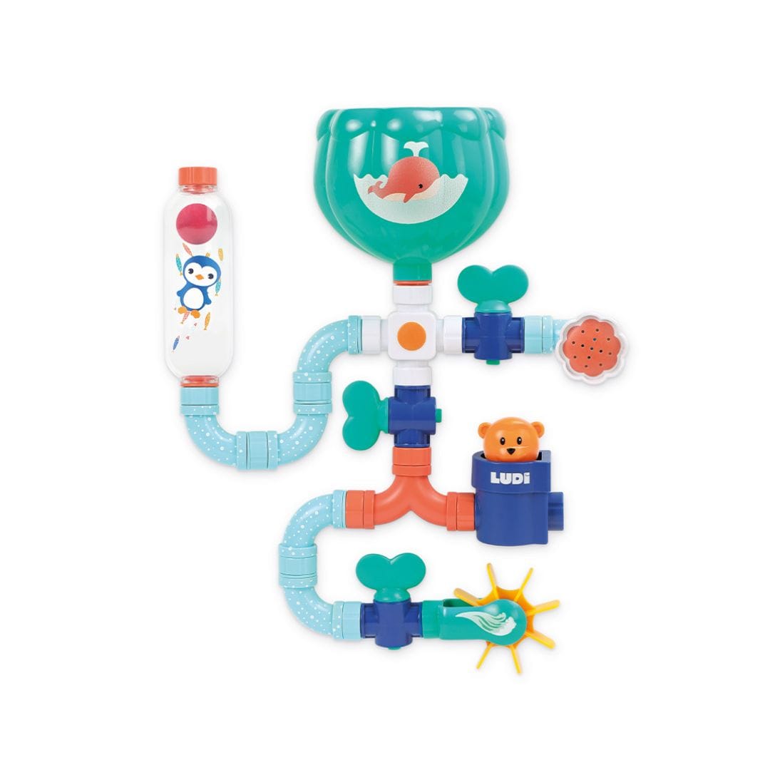 LUDI Juegos para el Baño Juego de baño ballena XXL LU40085