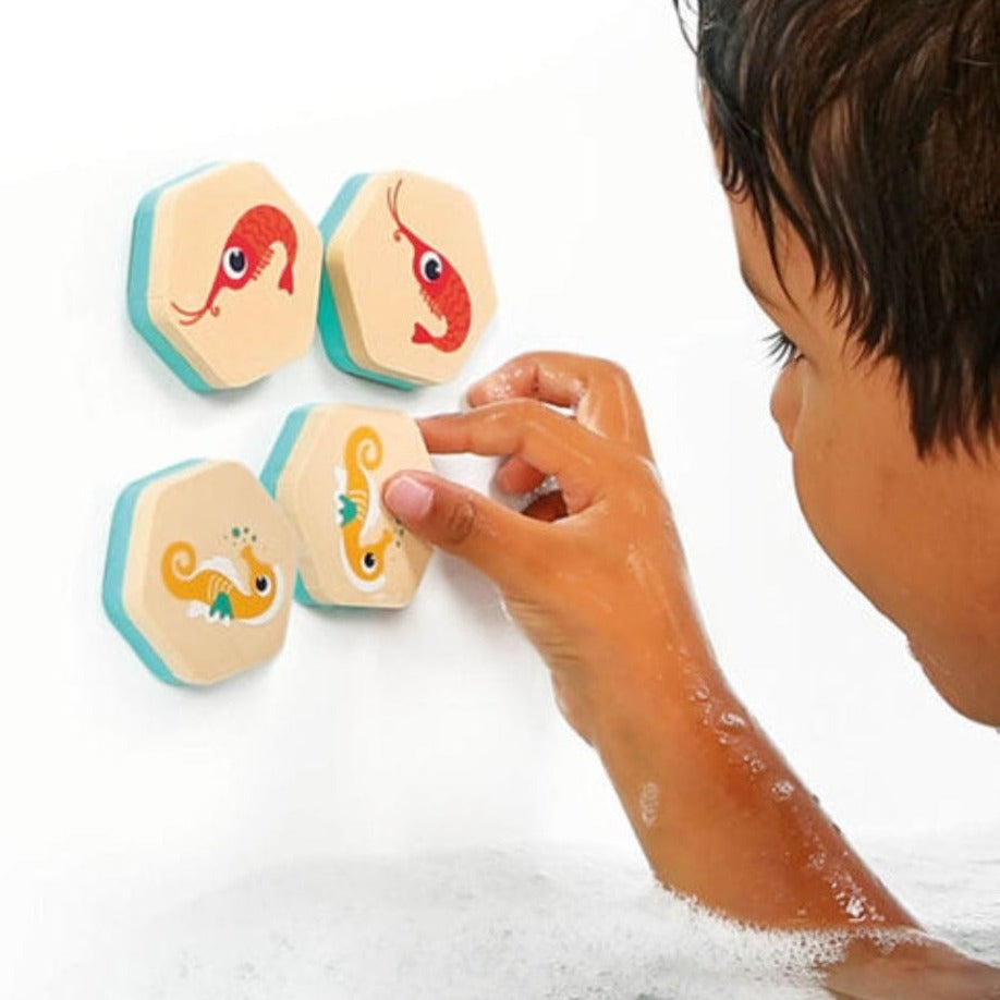 LUDI Juegos para el Baño Puzzle para el baño animales marino LU40081