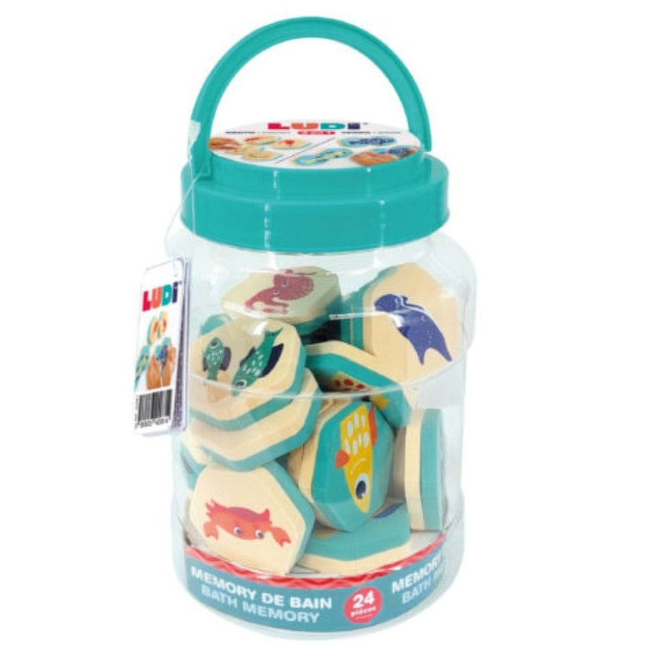 LUDI Juegos para el Baño Puzzle para el baño animales marino LU40081