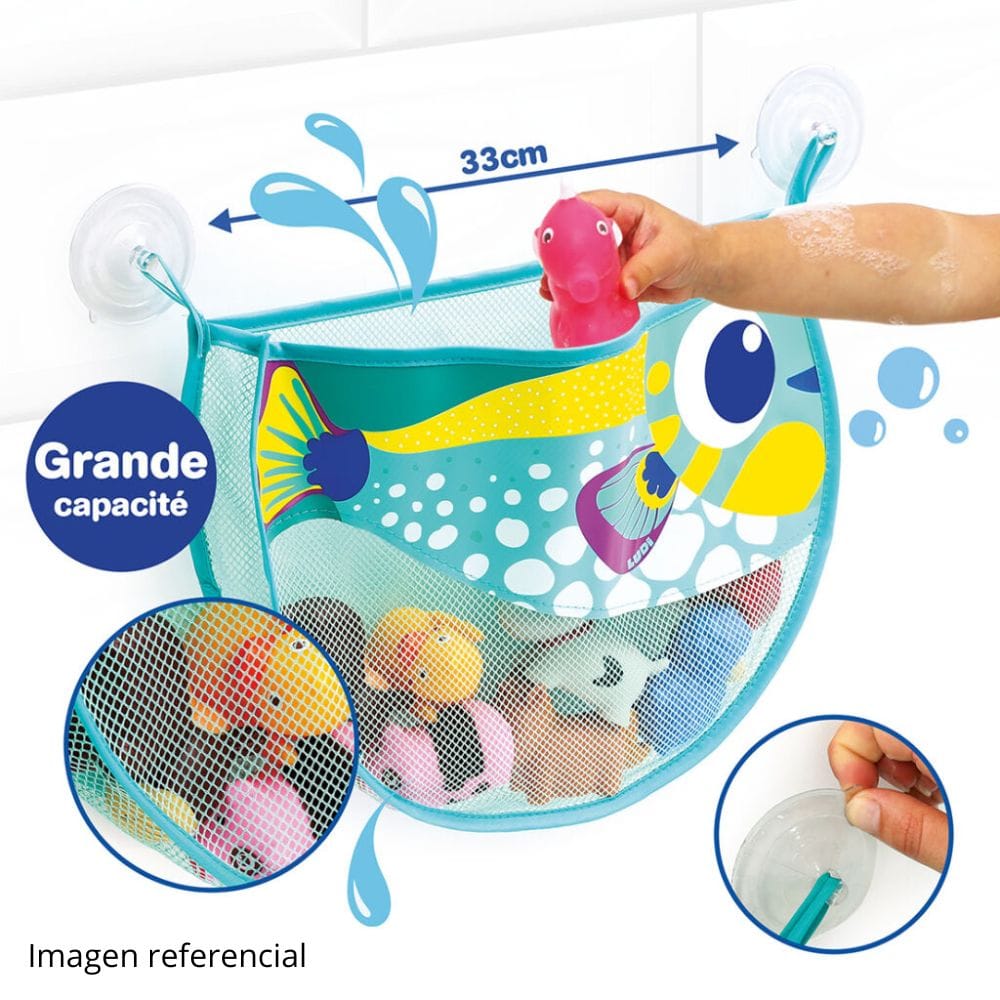 Ludi Juegos para el baño Red de almacenamiento de juguetes para baño Peces - Ludi LU40094